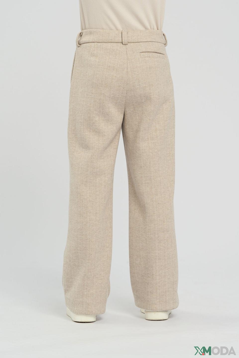 Брюки Choupette в клетку бежевые