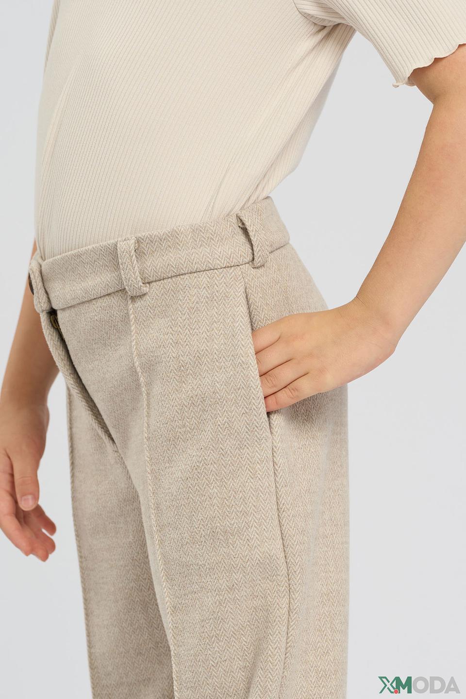 Брюки Choupette в клетку бежевые