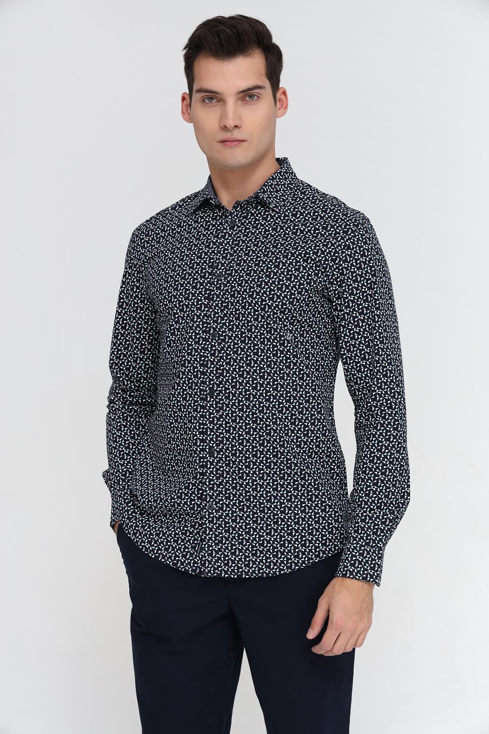 Рубашка дл Tom Tailor в мелкий принт