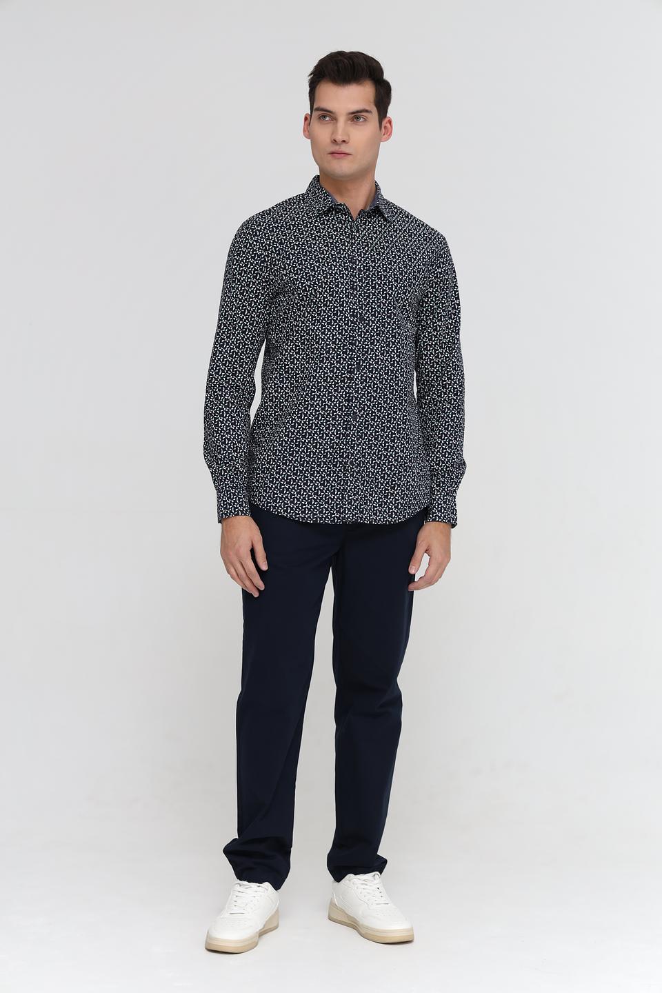 Рубашка дл Tom Tailor в мелкий принт