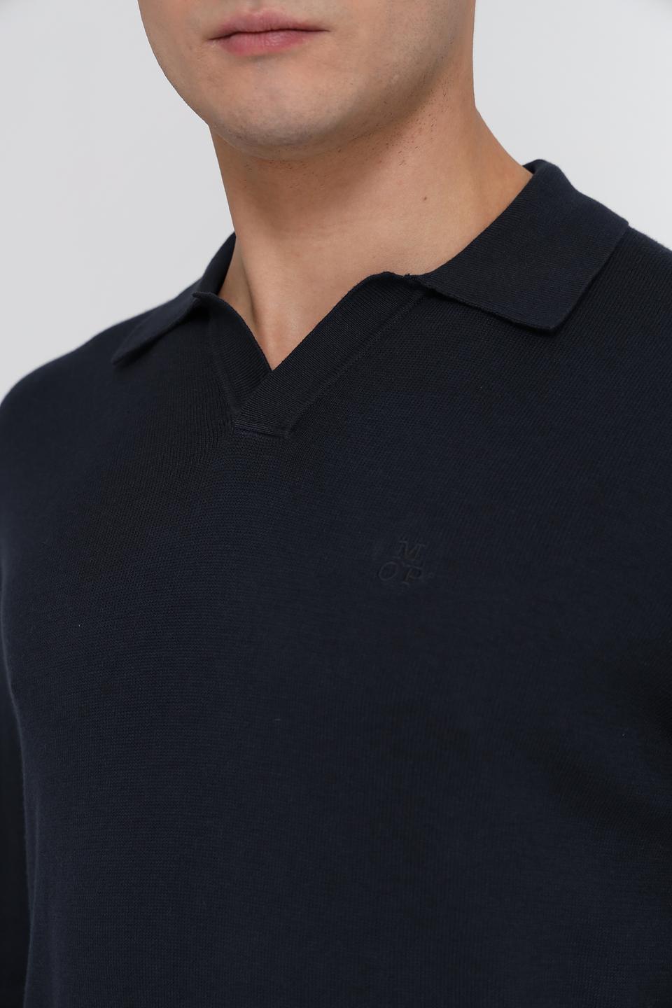 Джемпер Marc O Polo воротник-поло тёмно-синий