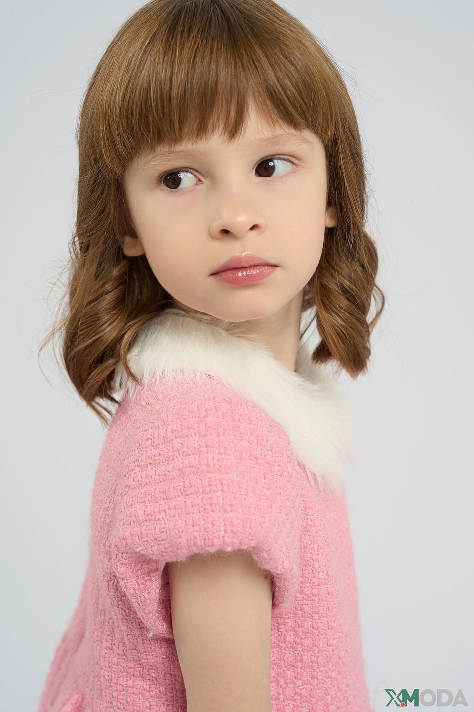 Платье Choupette дев. с лошадкой розовое