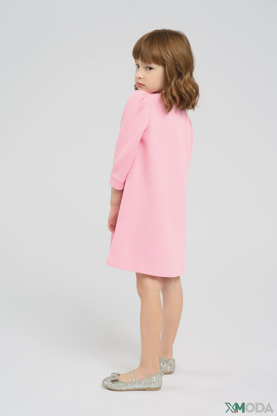 Платье Choupette дев. с щенком розовое