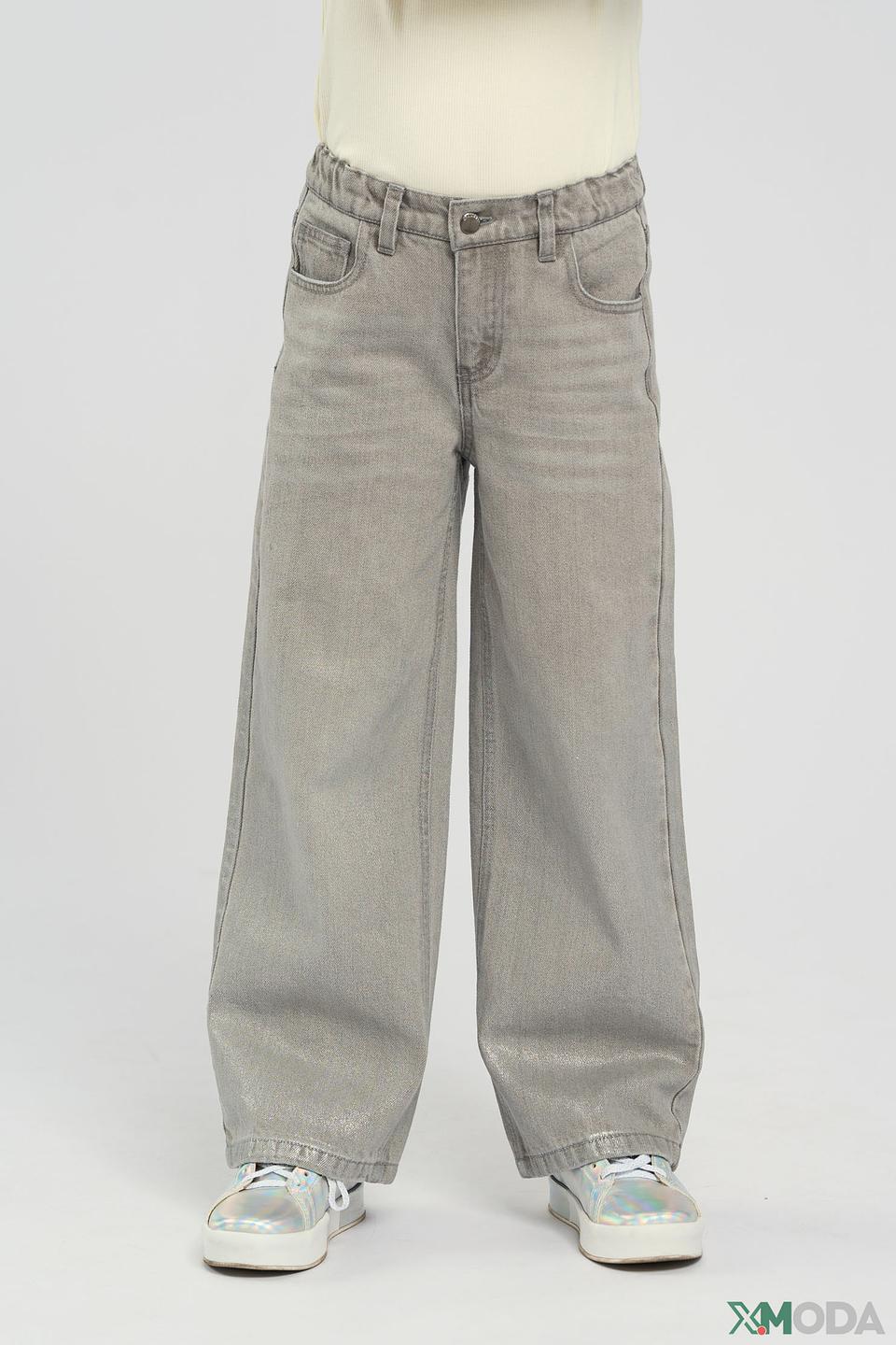 Джинсы Choupette серые широкие