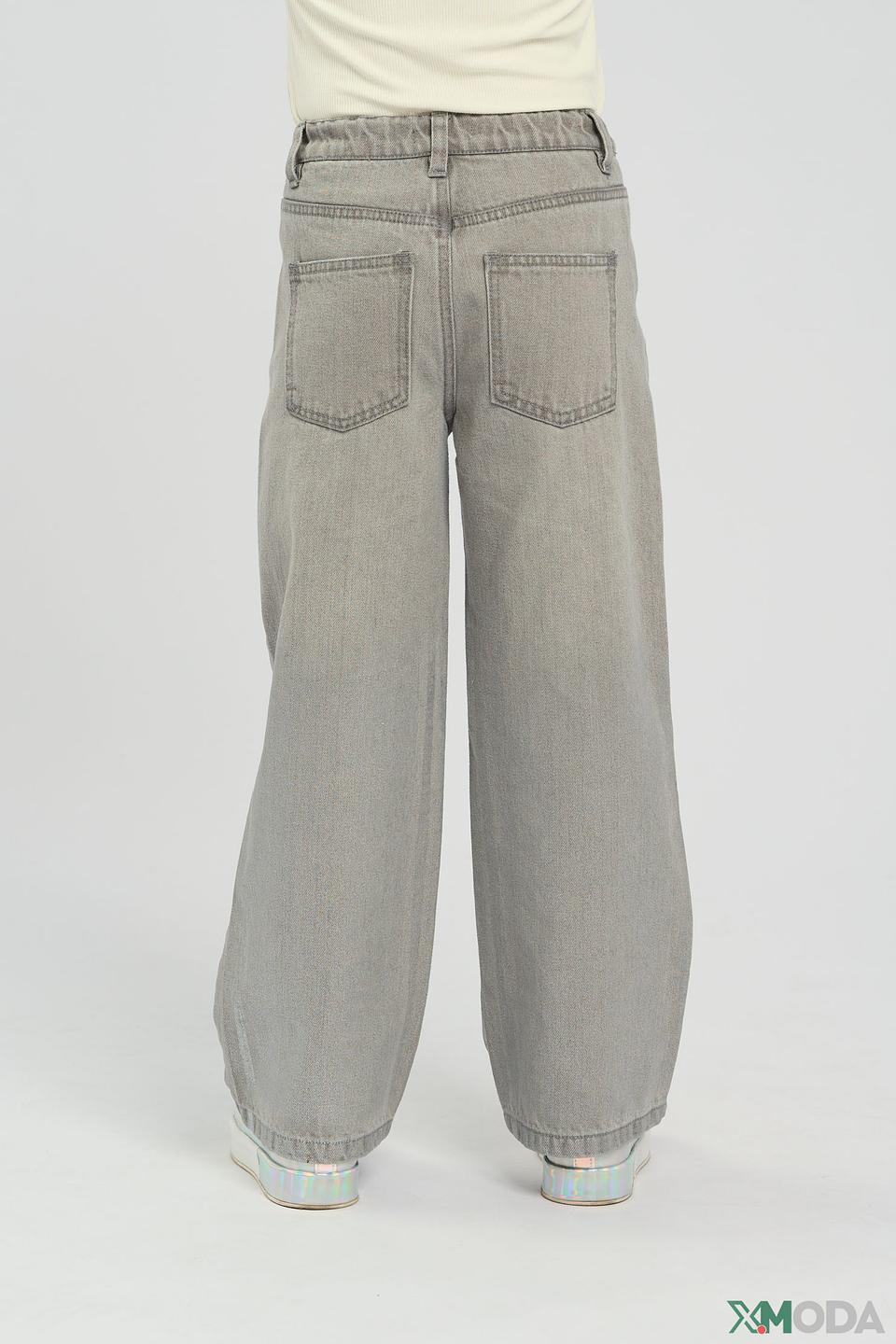 Джинсы Choupette серые широкие