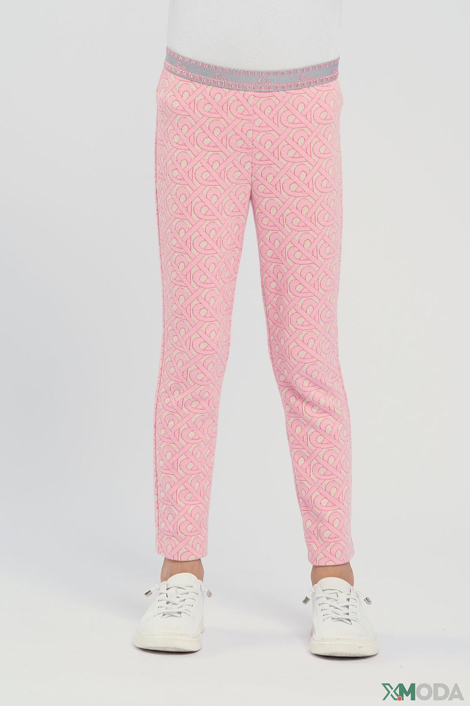 Брюки Choupette дев. с принтом розовый