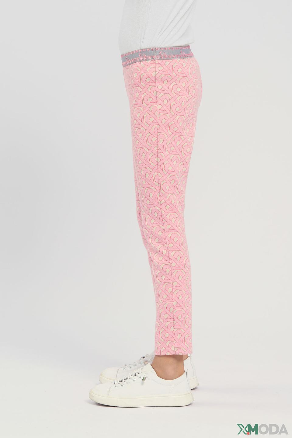 Брюки Choupette дев. с принтом розовый