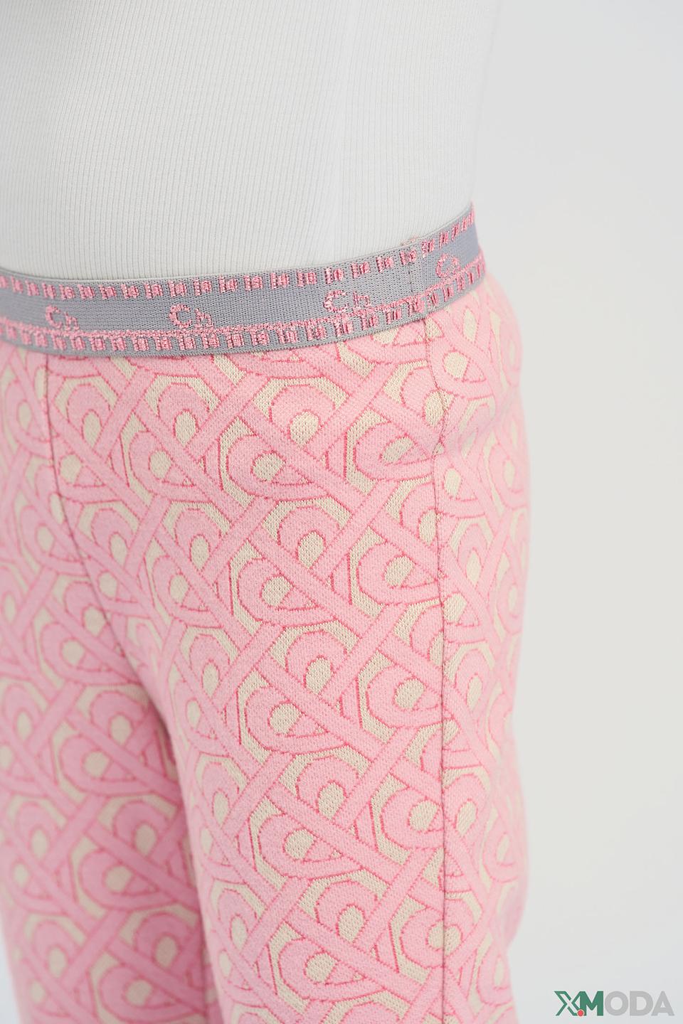 Брюки Choupette дев. с принтом розовый