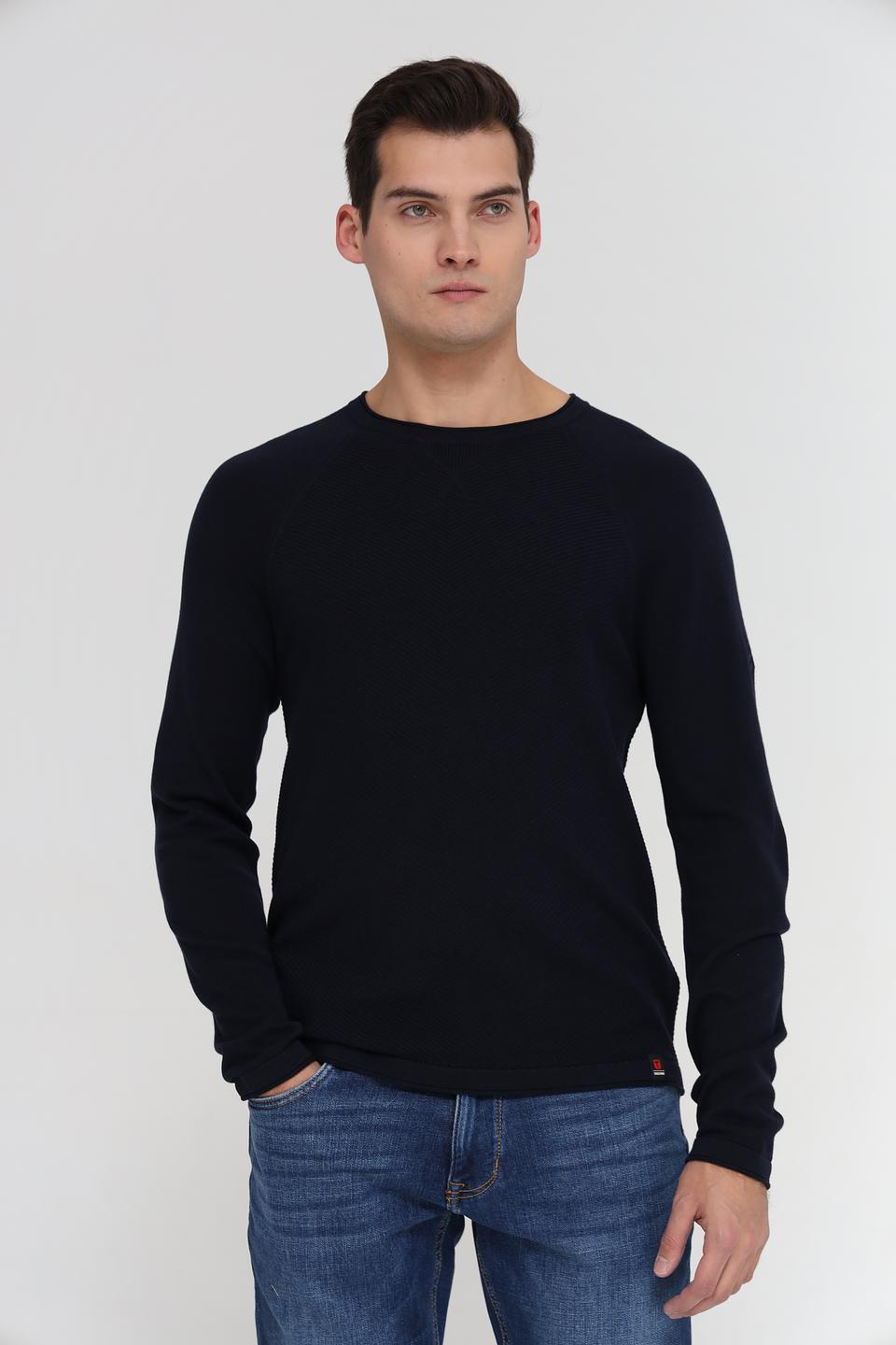 Джемпер Time Zone мужской тёмно-синий