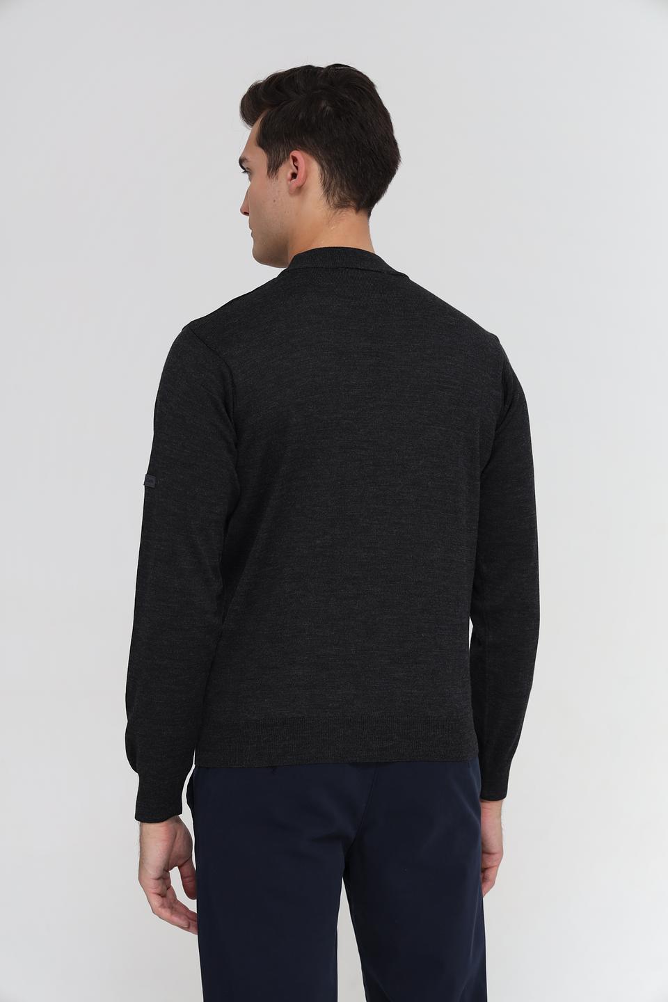 Джемпер Monte Carlo с горлом, черный