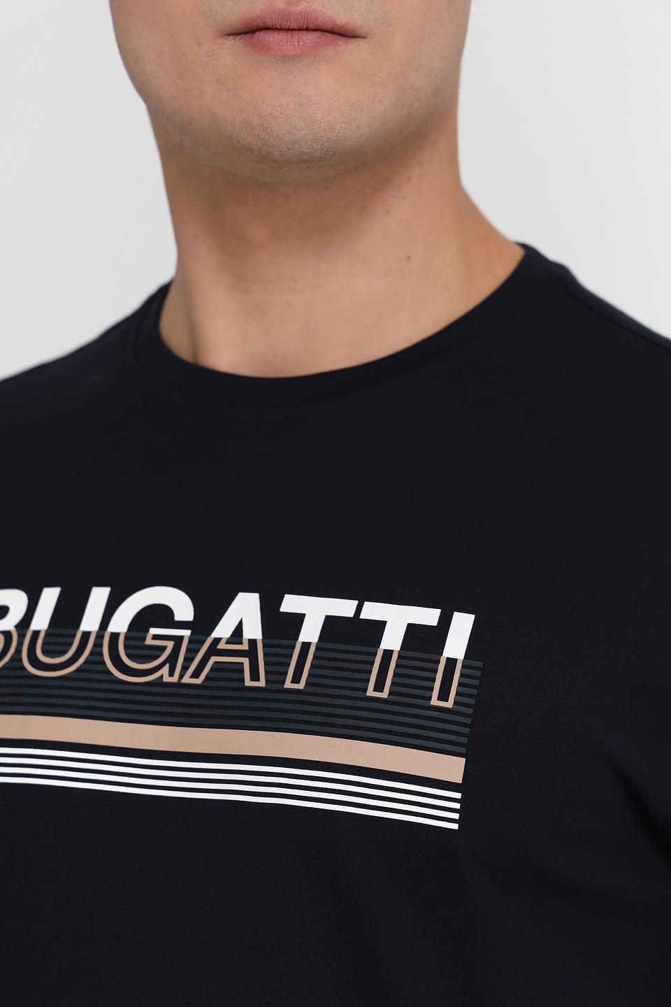 Футболка Bugatti с логотипом чёрная