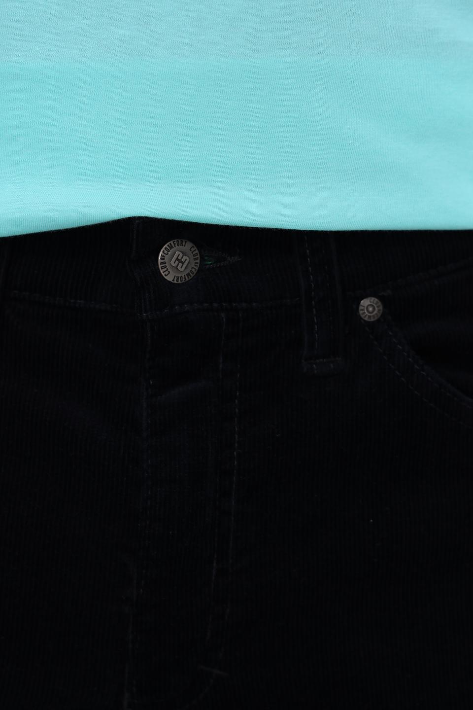 Брюки вельветовые Club of comfort чёрные