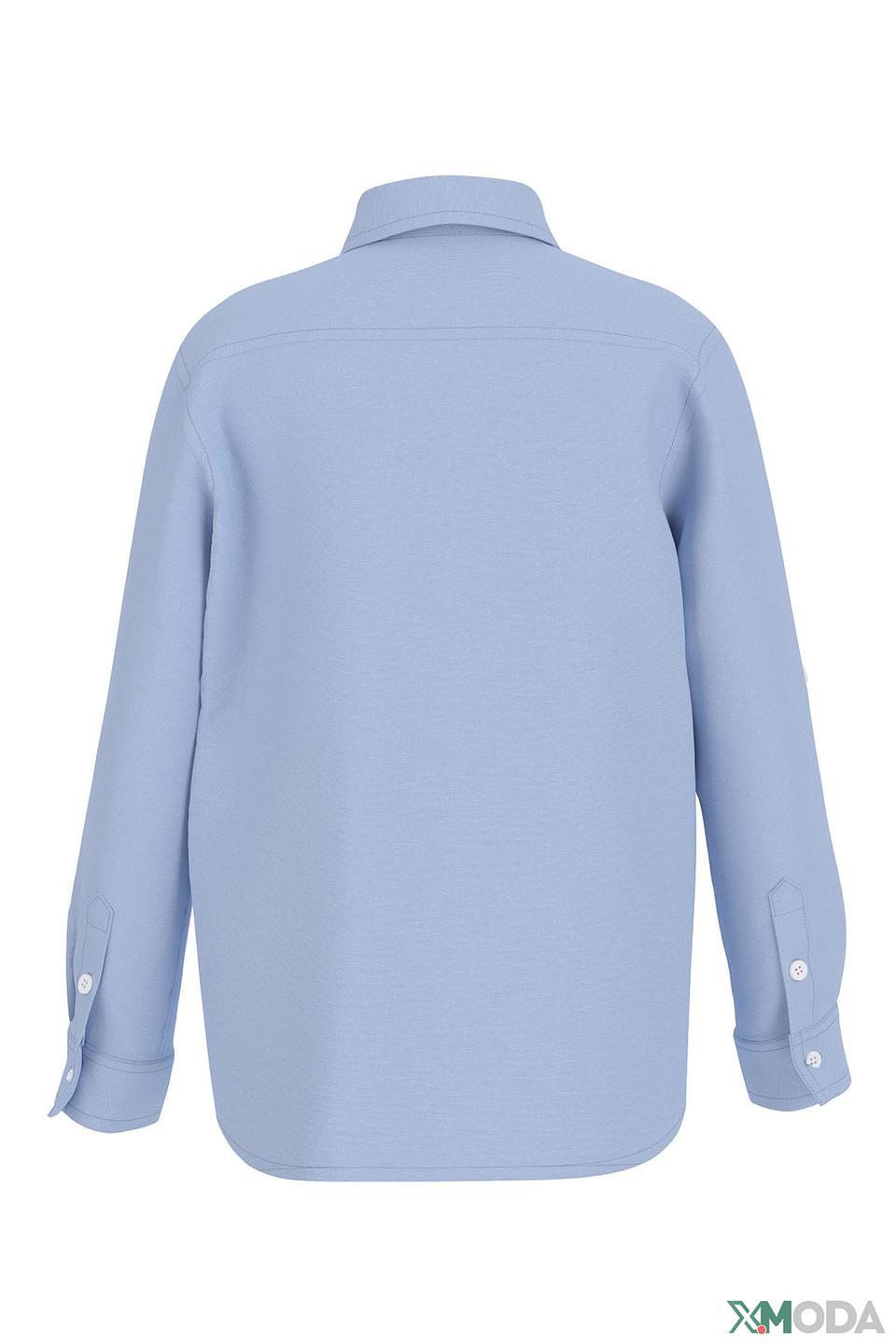 Рубашка Guess медвежонок светло-голубая