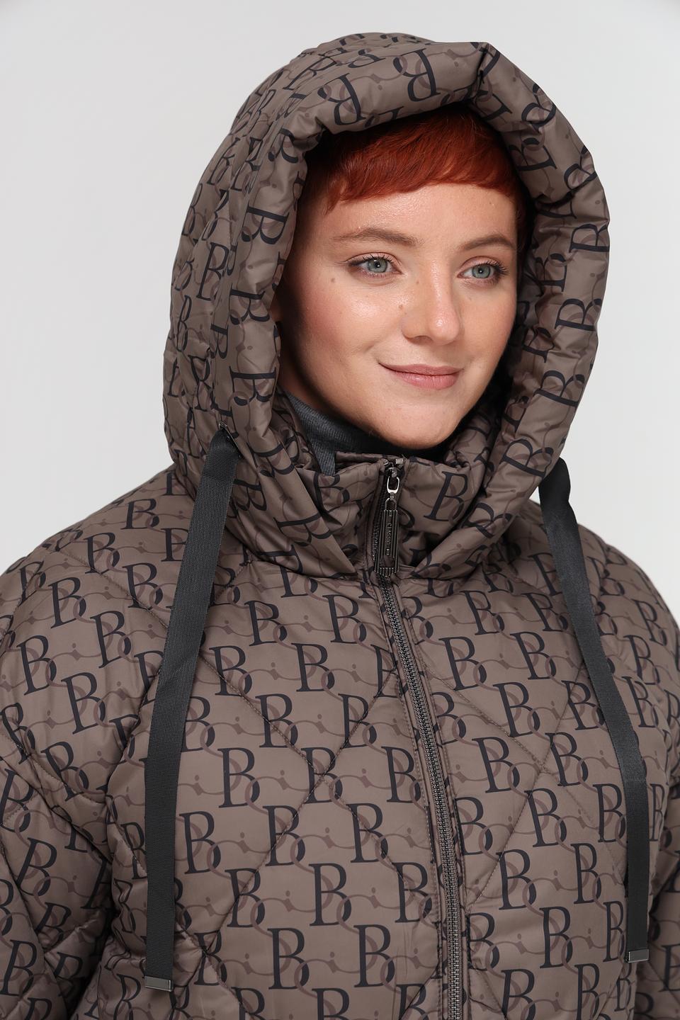 Пальто Beatris степлёное коричневое