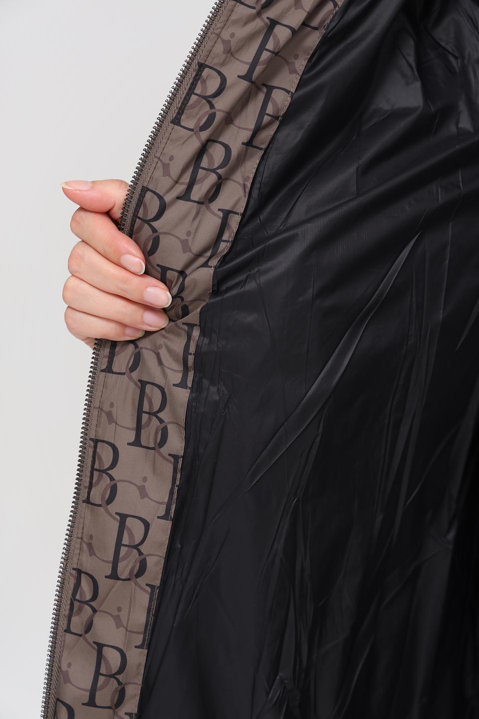 Пальто Beatris степлёное коричневое