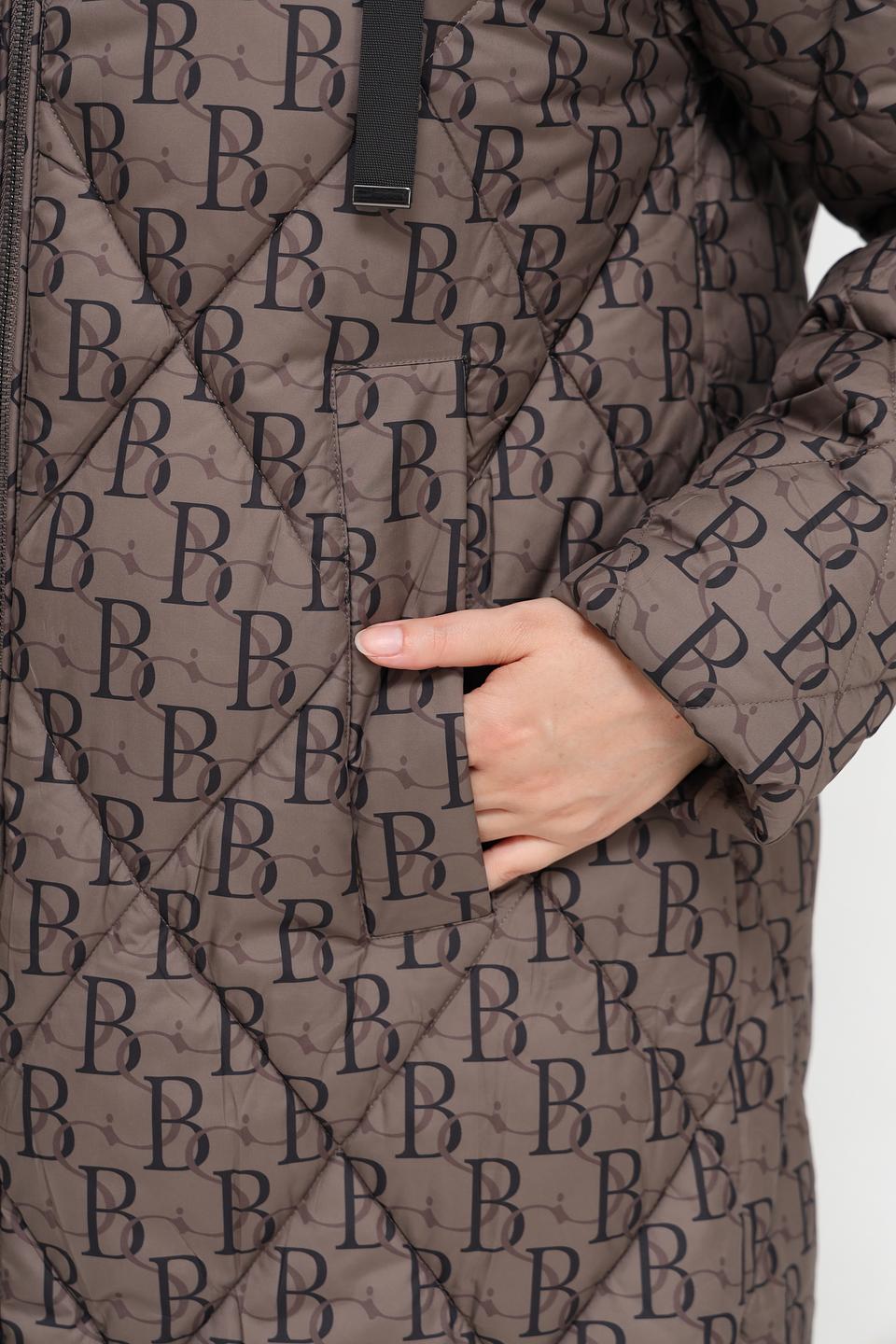 Пальто Beatris степлёное коричневое