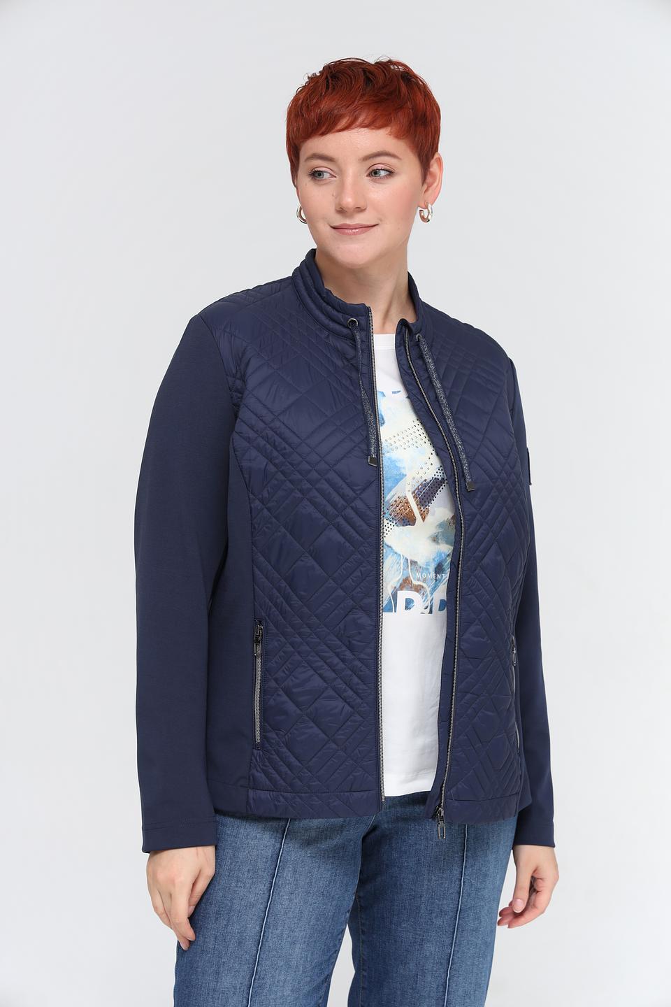 Жакет Rabe collection стеганый синий