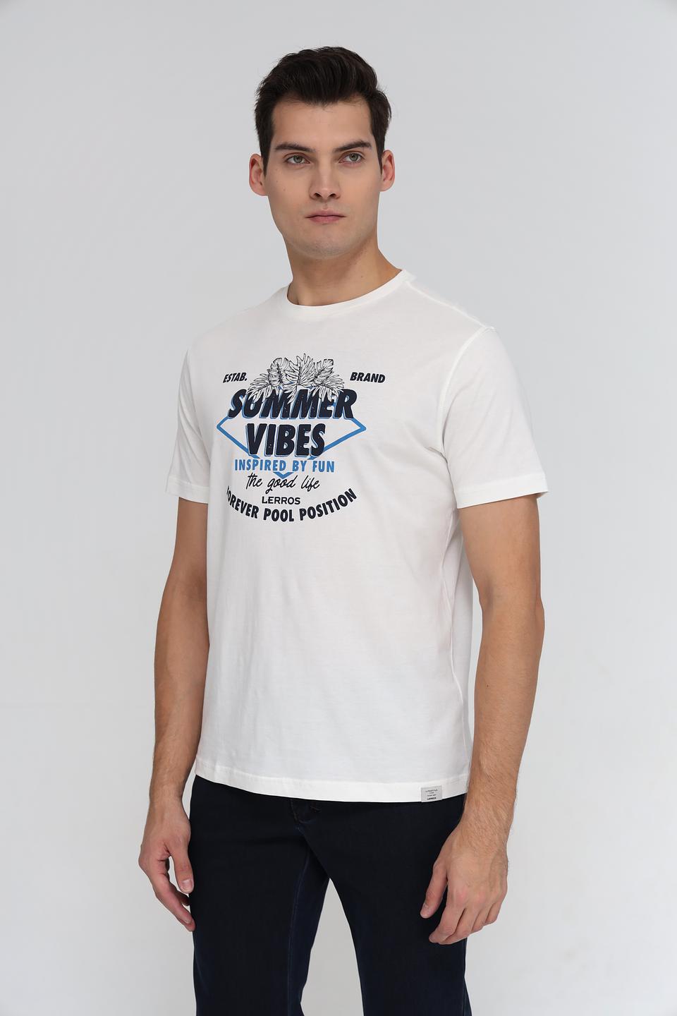 Футболка Lerros Summer Vibes белый