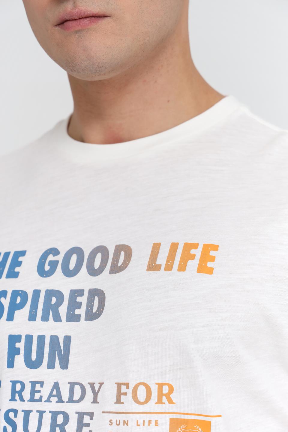 Футболка Lerros с принтом белый