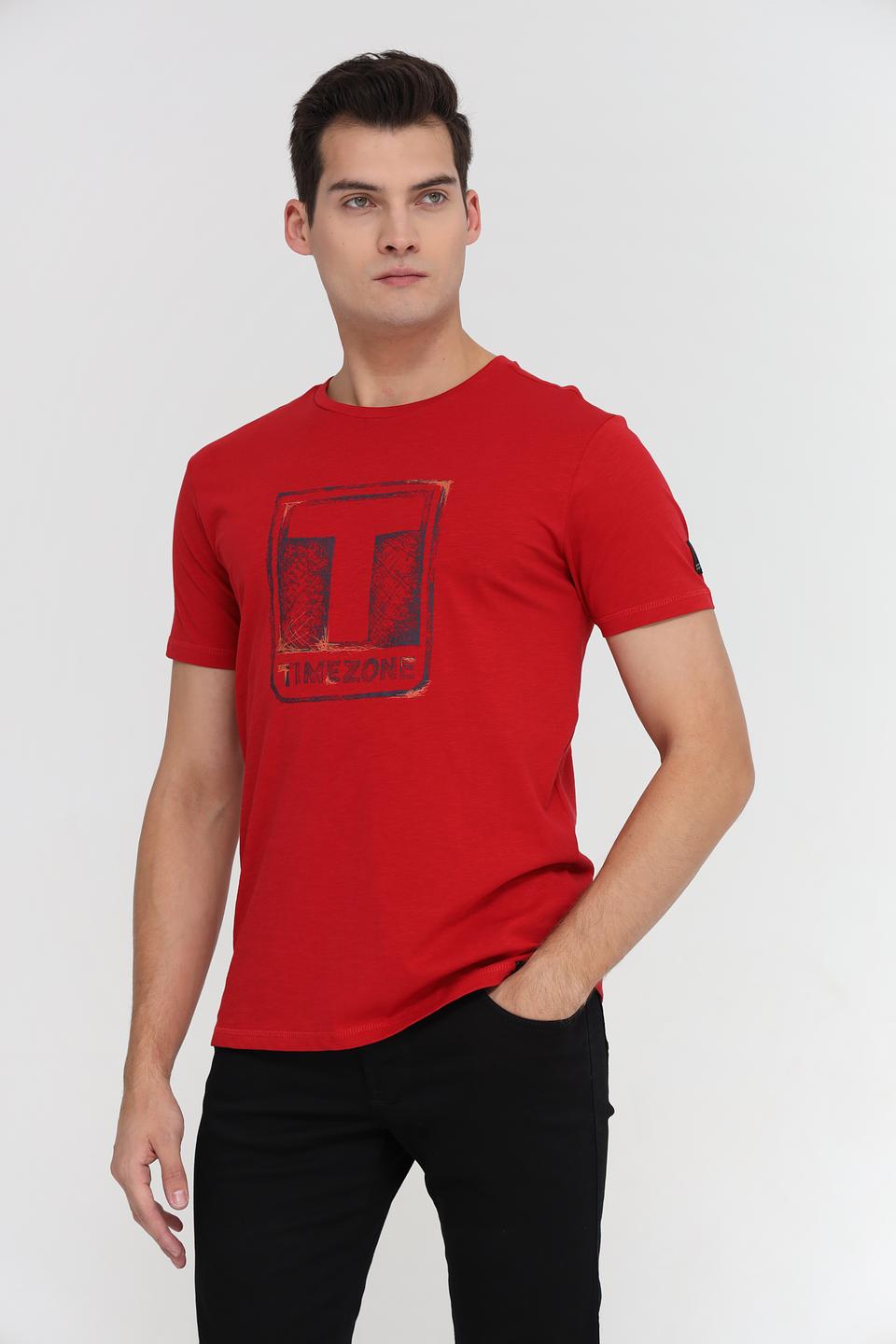 Футболка Time Zone с принтом