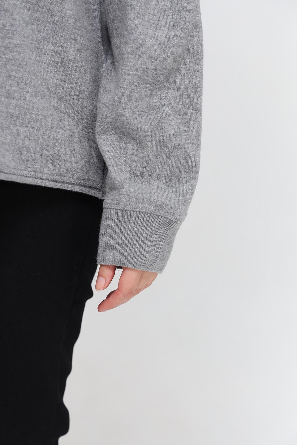 Пуловер Margittes серый меланж