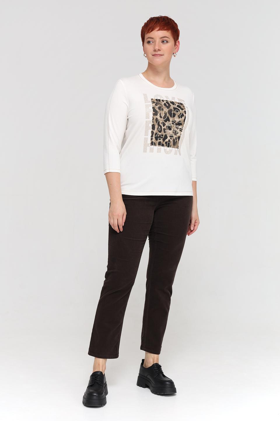 Брюки классические Anna Montana коричневые