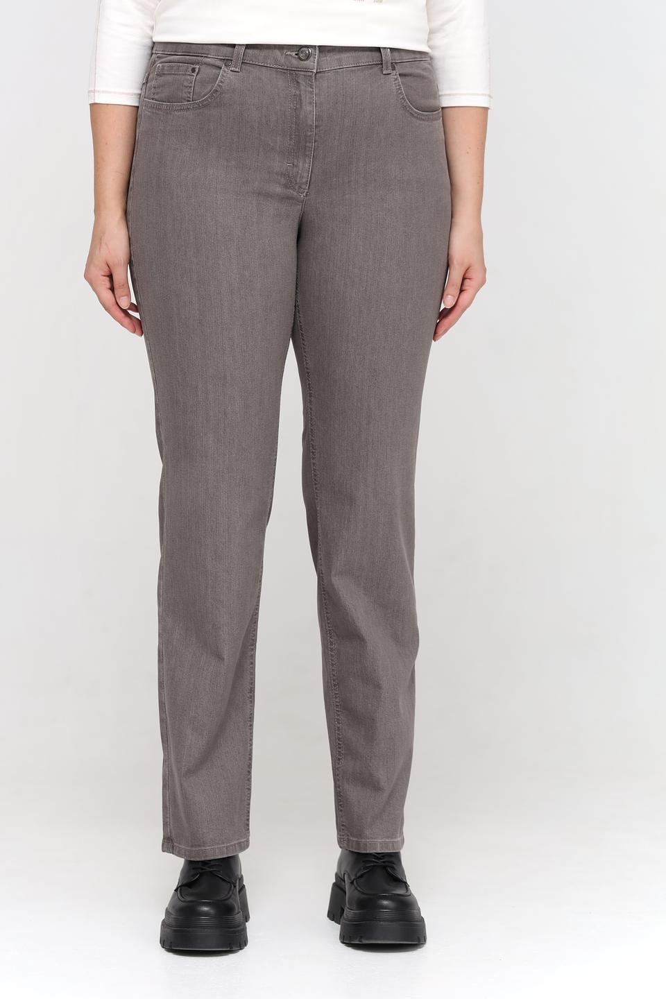 Джинсы ZRS серые прямые