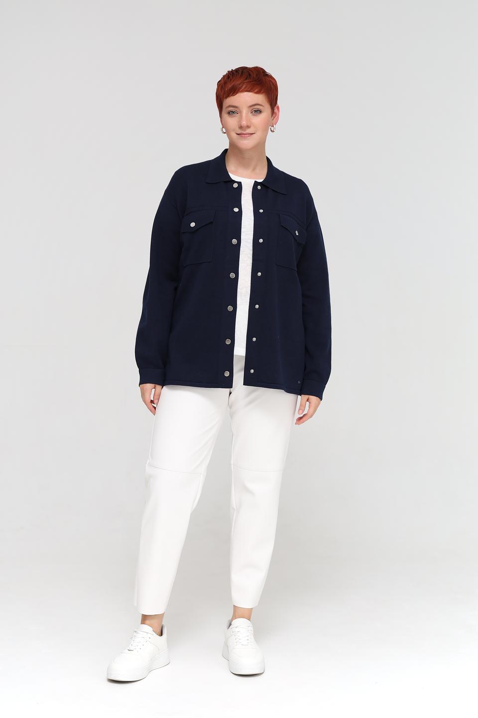 Жакет Olsen приталенный синий