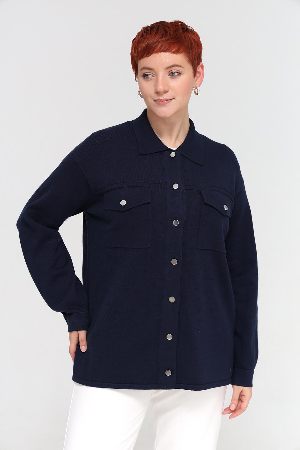 Жакет Olsen приталенный синий