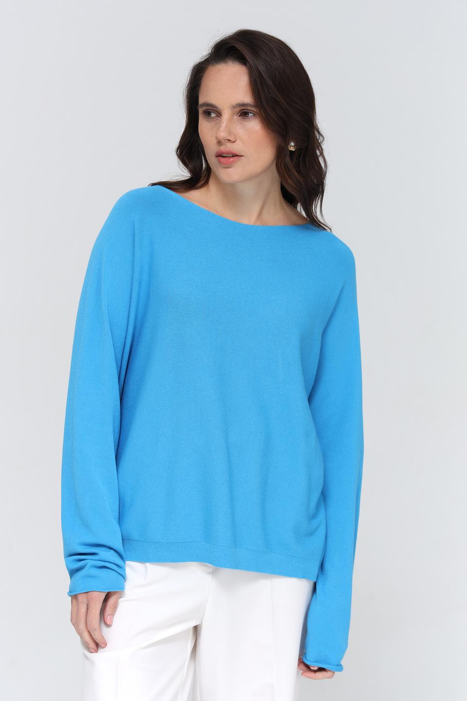 Пуловер Rich and Royal бирюзовый