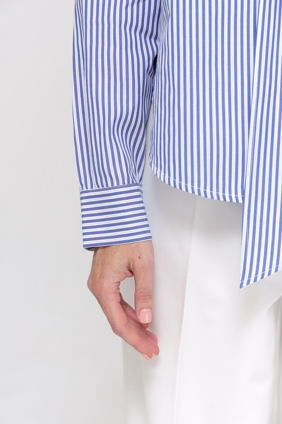 Блуза Rich and Royal в полоску с завязками