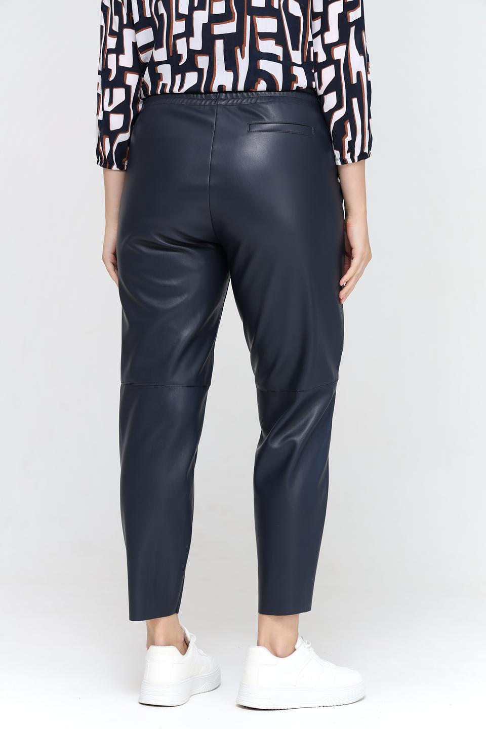 Брюки Tuzzi из экокожи синие