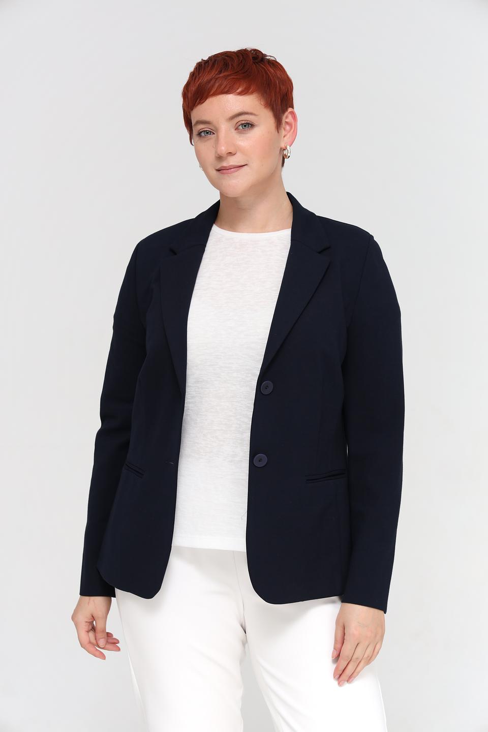 Жакет Frank Walder приталенный тёмно-синий