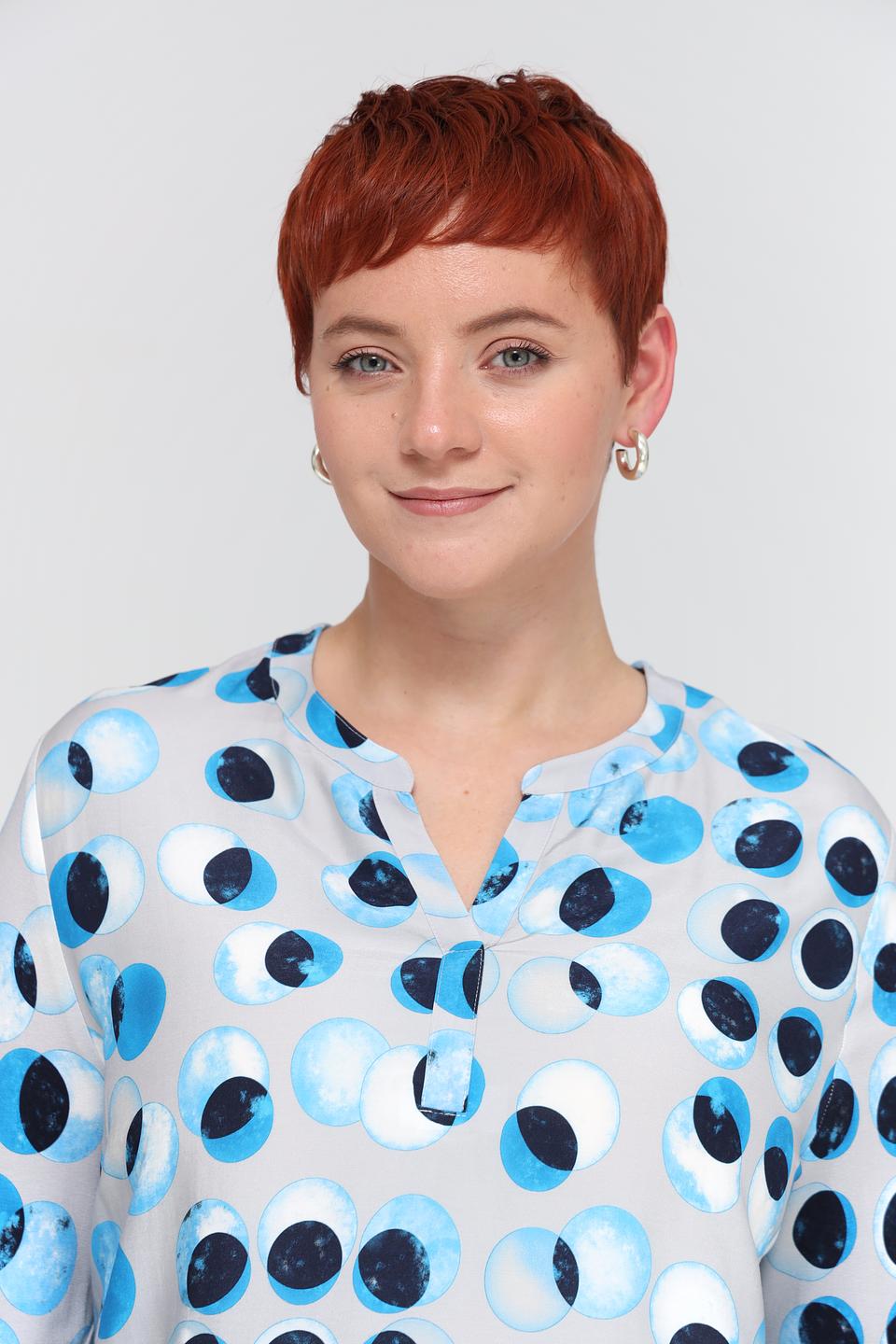 Блуза Frank Walder с принтом