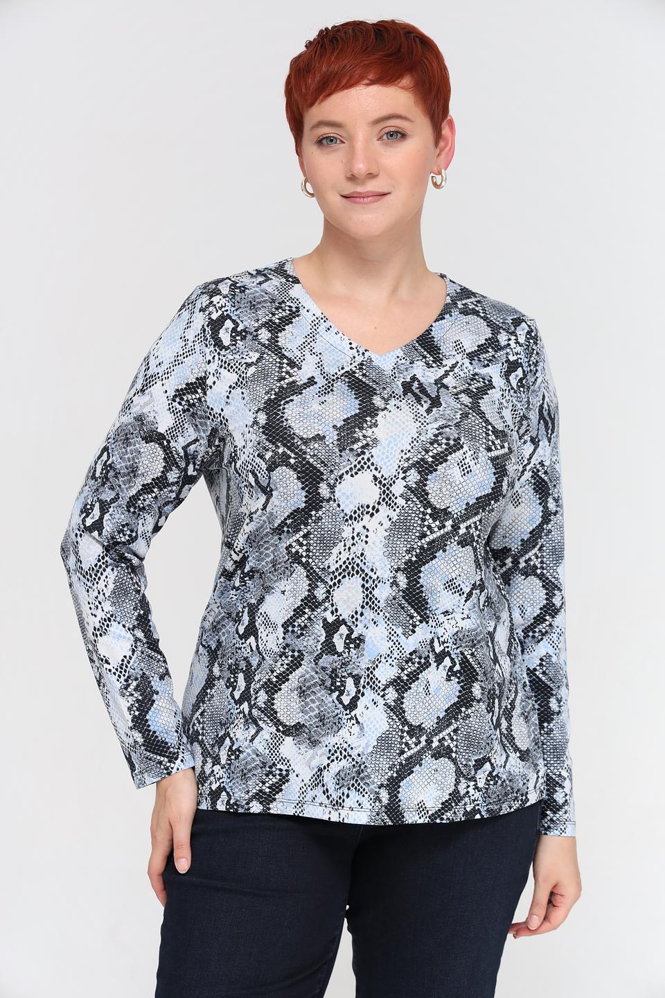 Футболка Lebek с принтом змеи