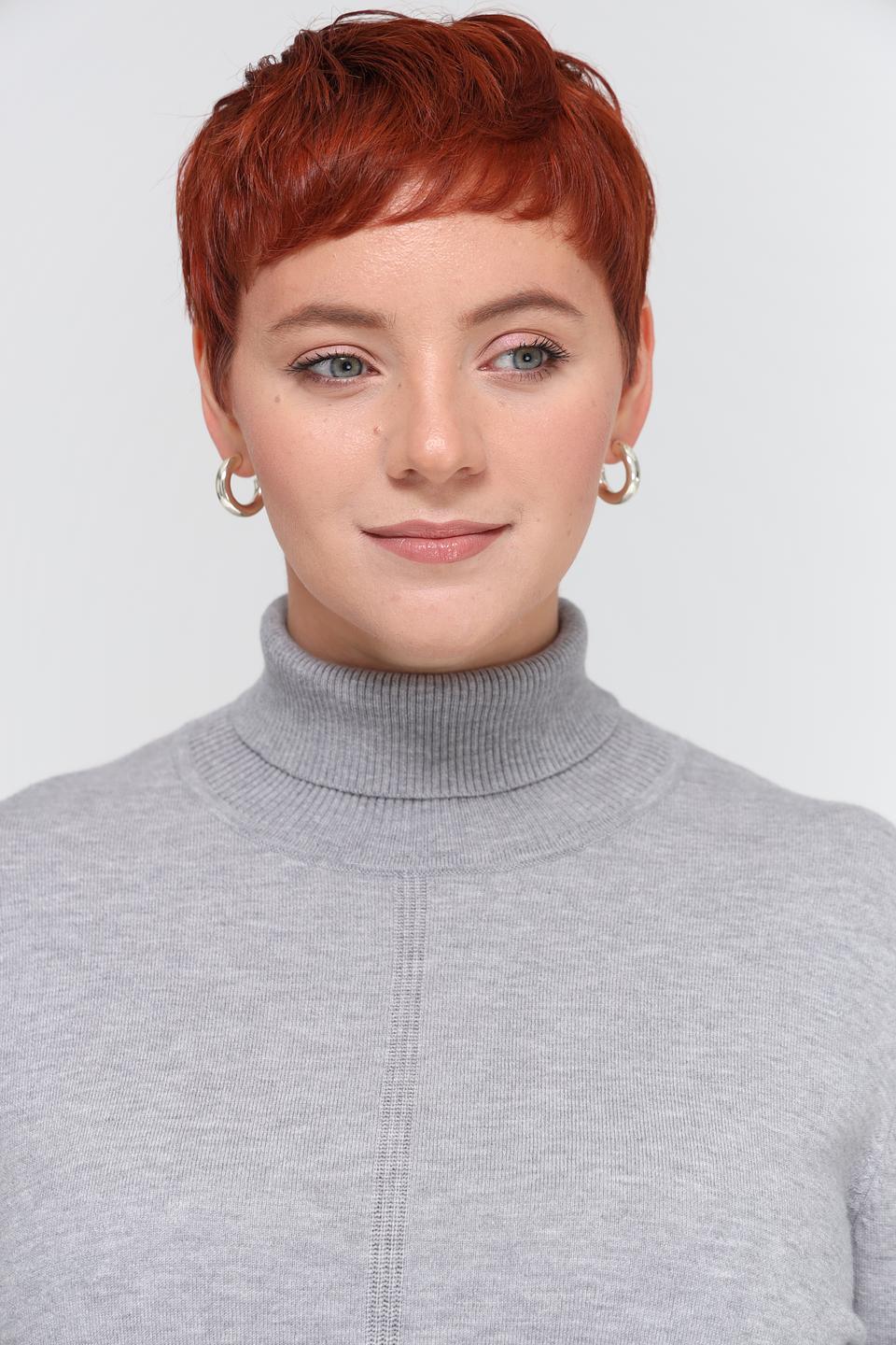 Водолазка Lebek серая