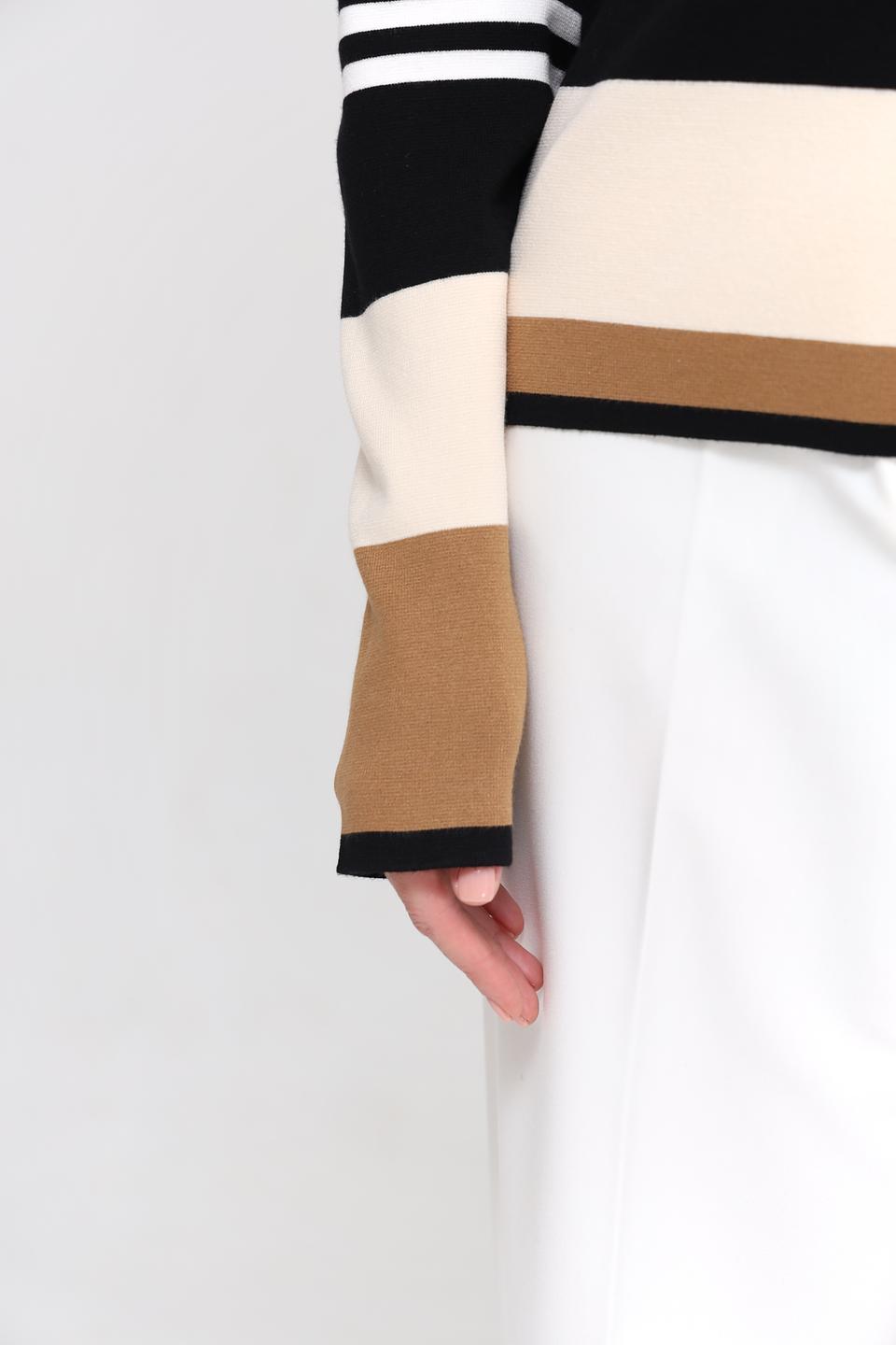 Пуловер Gerry Weber в полоску чёрный