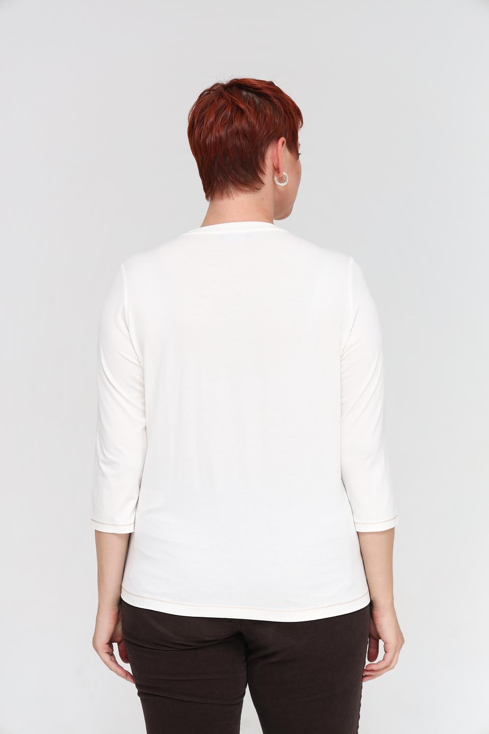 Футболка Tuzzi с принтом белая