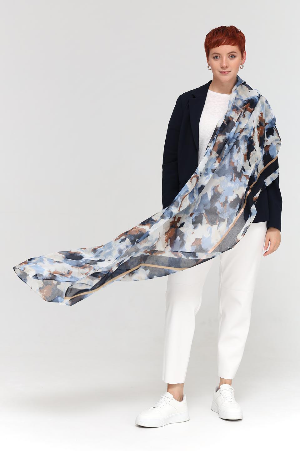 Шарф Rabe collection с абстрактным рисунком