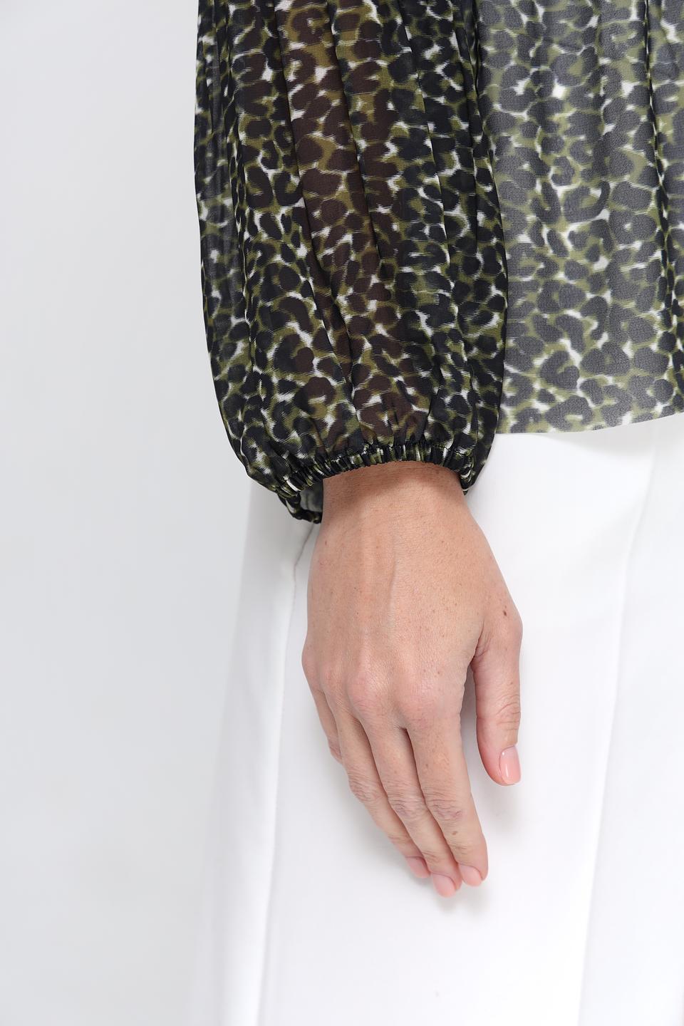 Блуза Lecomte с принтом