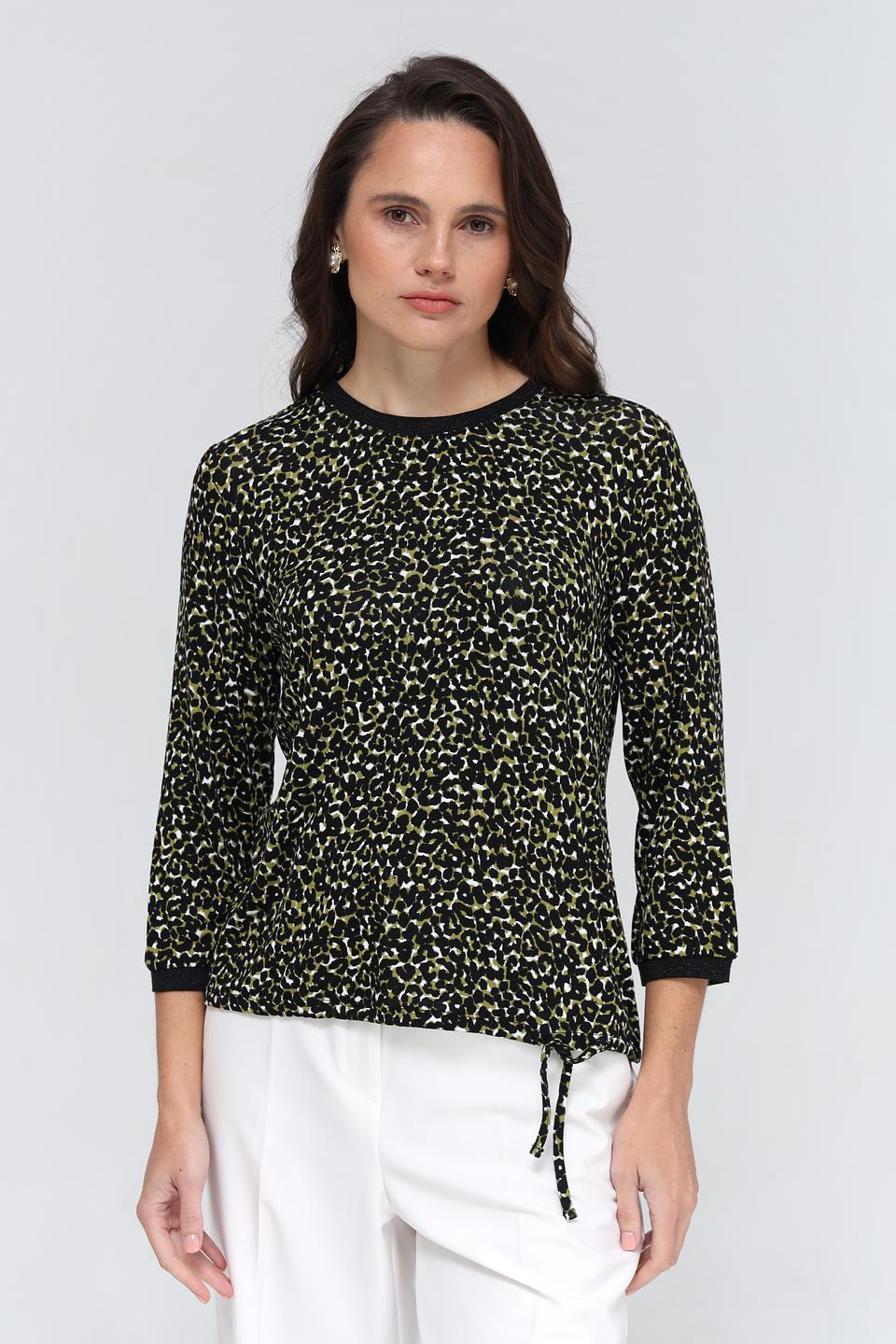 Пуловер Lecomte с принтом