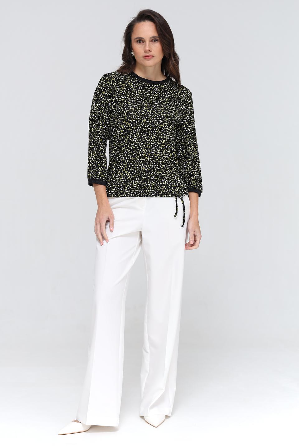 Пуловер Lecomte с принтом