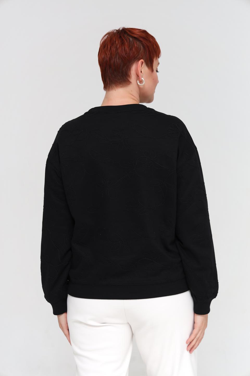 Пуловер Samoon с цветочным принтом