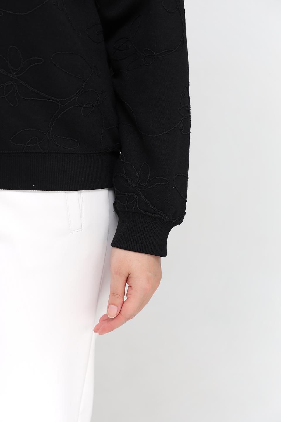 Пуловер Samoon с цветочным принтом