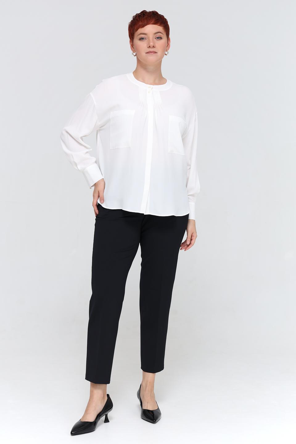 Блуза Luisa Cerano белая с карманами