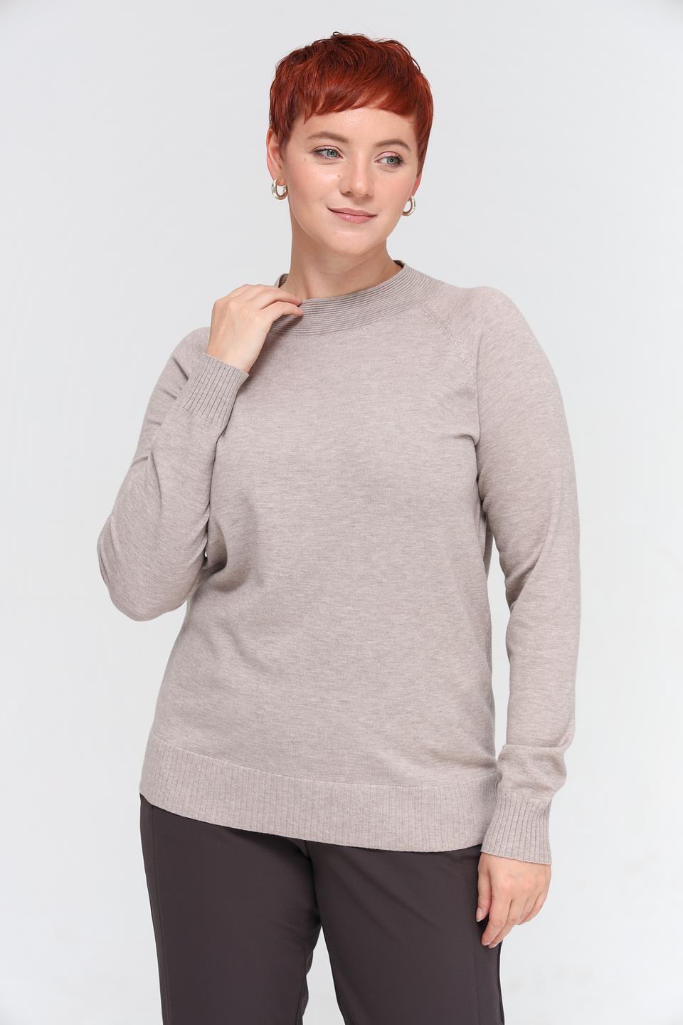 Пуловер Lebek бежевый