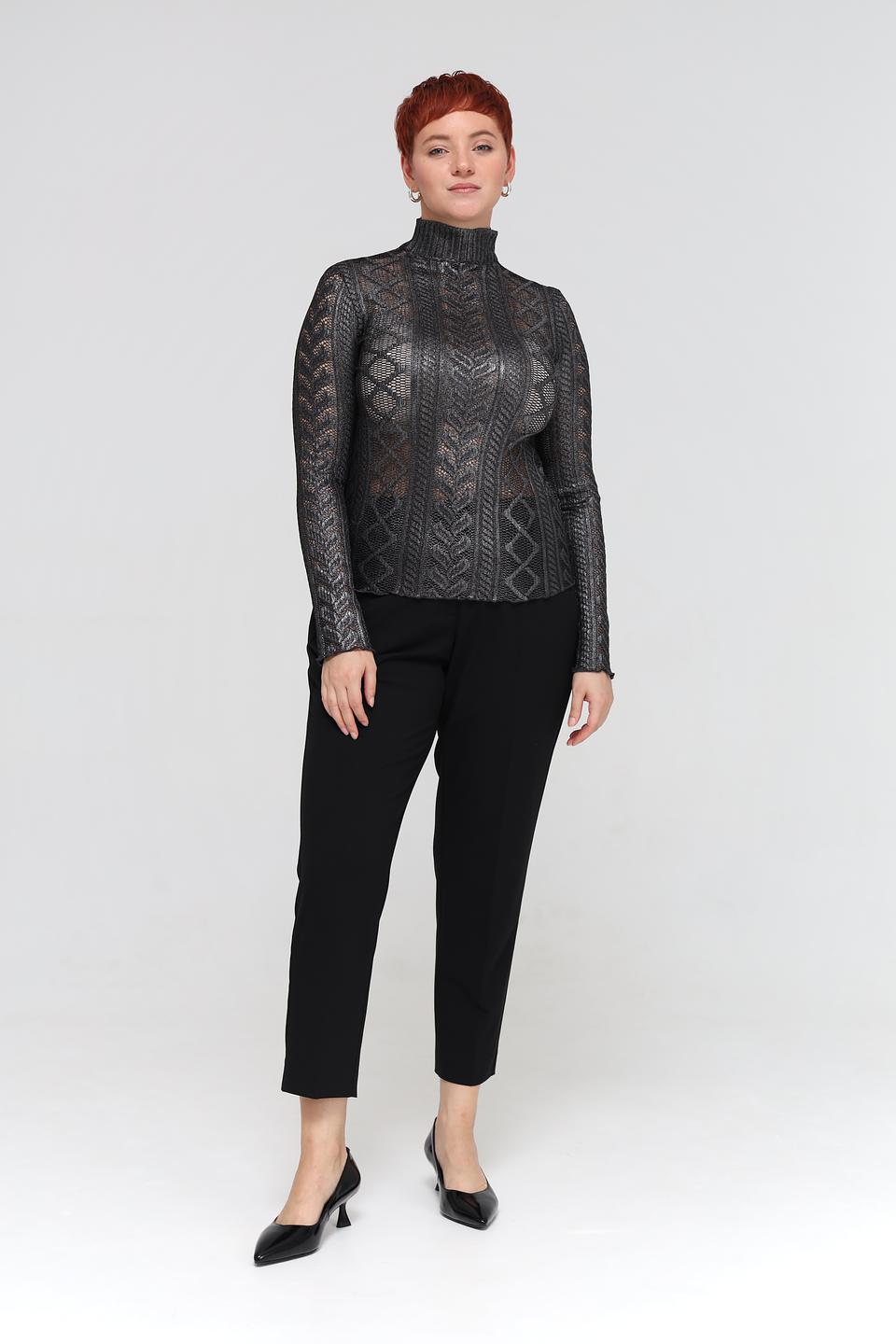 Пуловер Luisa Cerano с ажуром