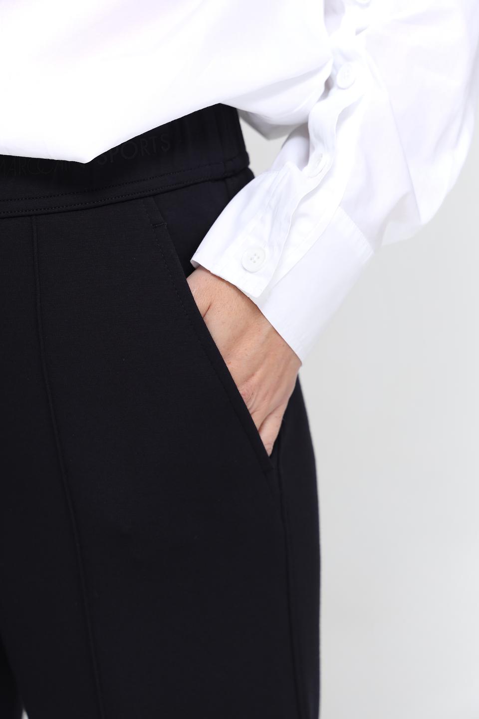 Брюки прямые Marc Cain Sports чёрные