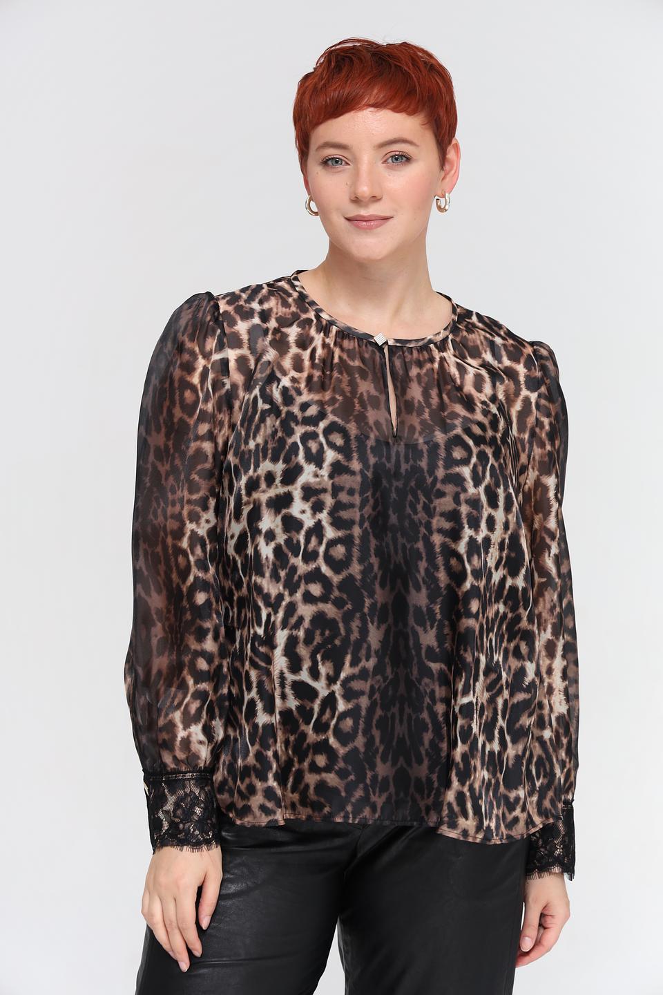 Блуза Marc Cain леопардовый принт