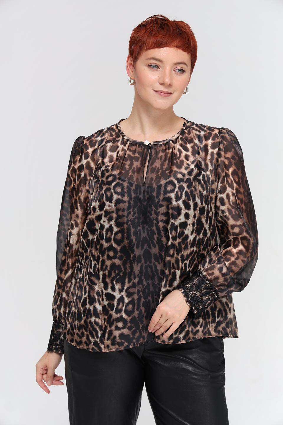 Блуза Marc Cain леопардовый принт